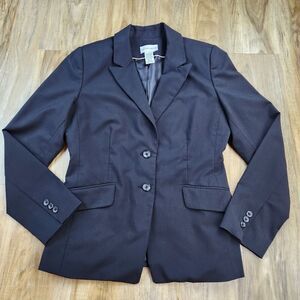 💜Jaclyn Smith Black Blazer Size 8